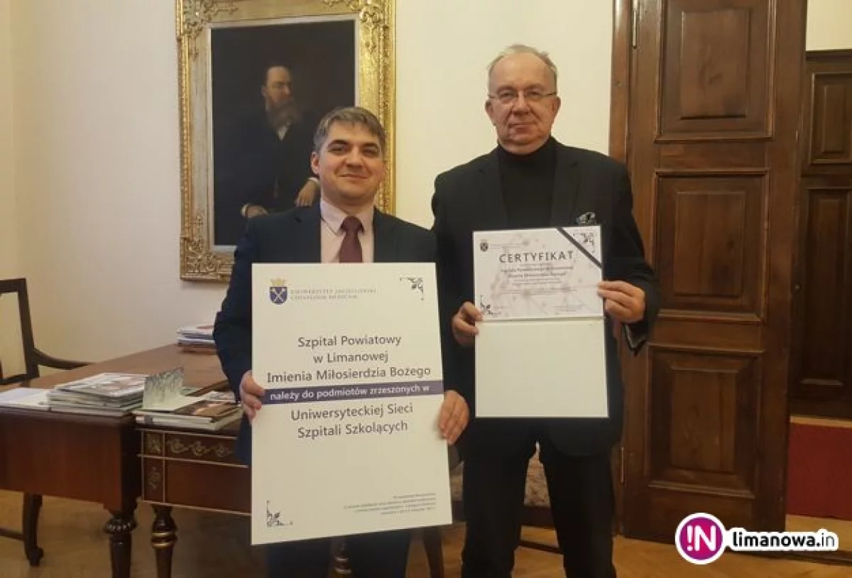 Szpital nawiązał współpracę z Collegium Medicum Uniwersytetu Jagiellońskiego