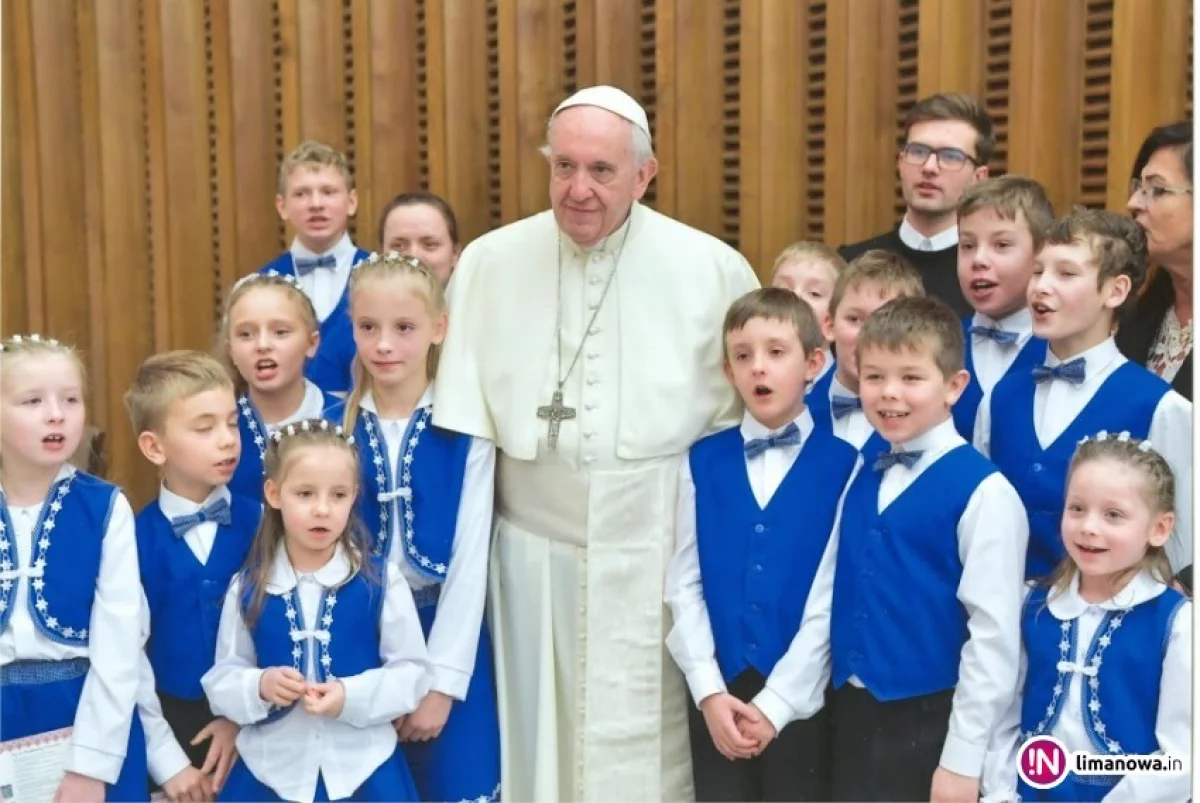 Dzieci ze Żmiącej u papieża Franciszka