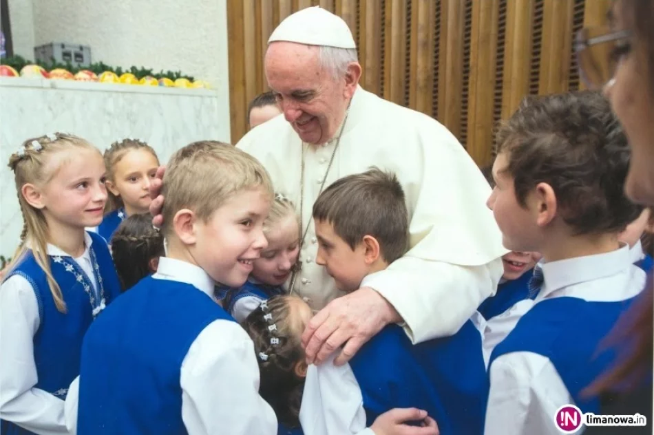 Dzieci ze Żmiącej u papieża Franciszka - zdjęcie 3