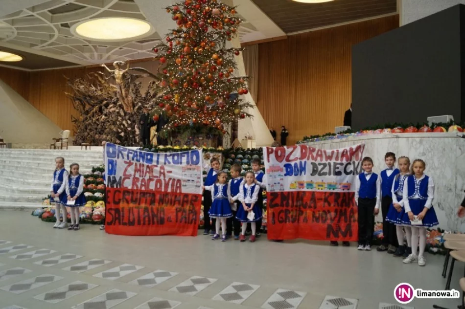 Dzieci ze Żmiącej u papieża Franciszka - zdjęcie 4