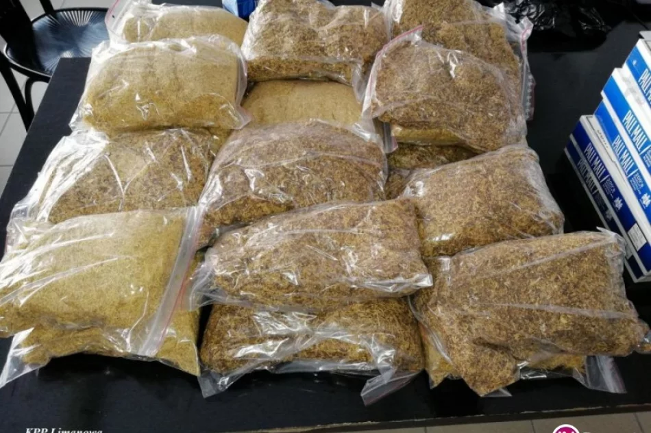 Policjanci i celnicy zabezpieczyli nielegalne papierosy, tytoń i alkohol. Zatrzymanym grożą 3 lata więzienia - zdjęcie 3