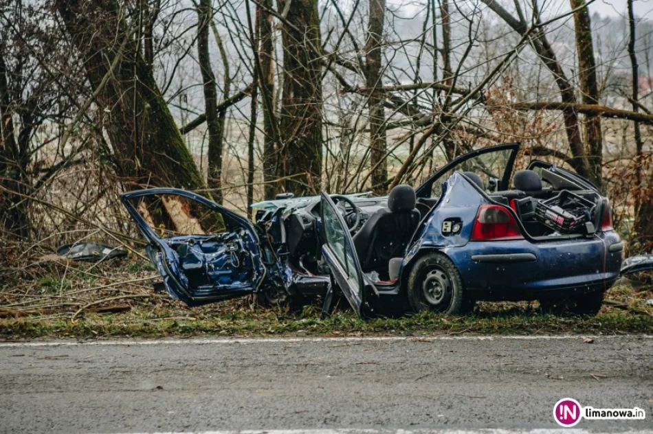 Strażacy wydobywali kierowcę z wraku - zdjęcie 3