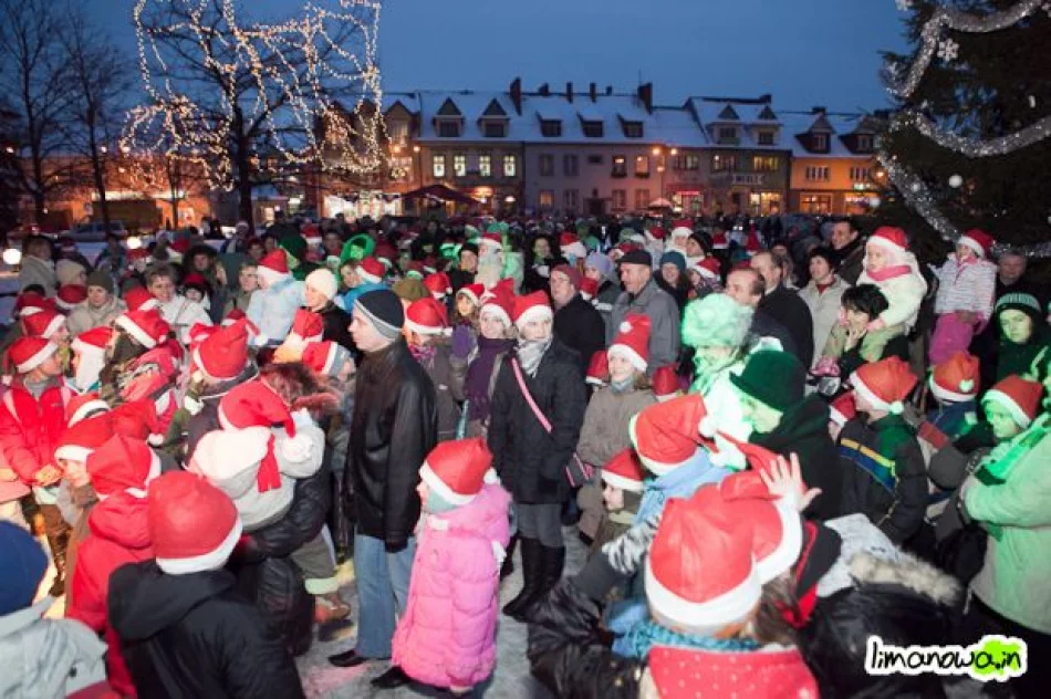 Mikołaj na limanowskim rynku - zdjęcie 3
