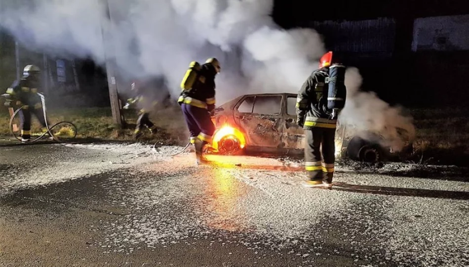 Samochód, który spłonął, wcześniej został skradziony - zdjęcie 1