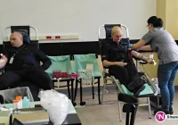 W ciągu roku funkcjonariusze zebrali ponad 40 litrów krwi - zdjęcie główne