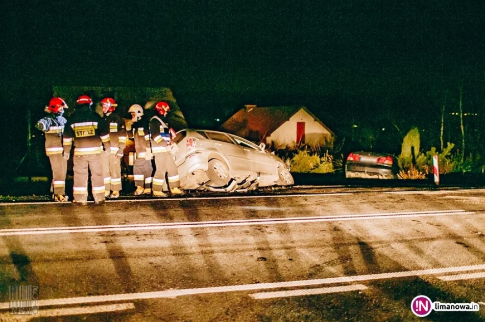 Zderzenie dwóch aut na 'krajówce' - zdjęcie 4