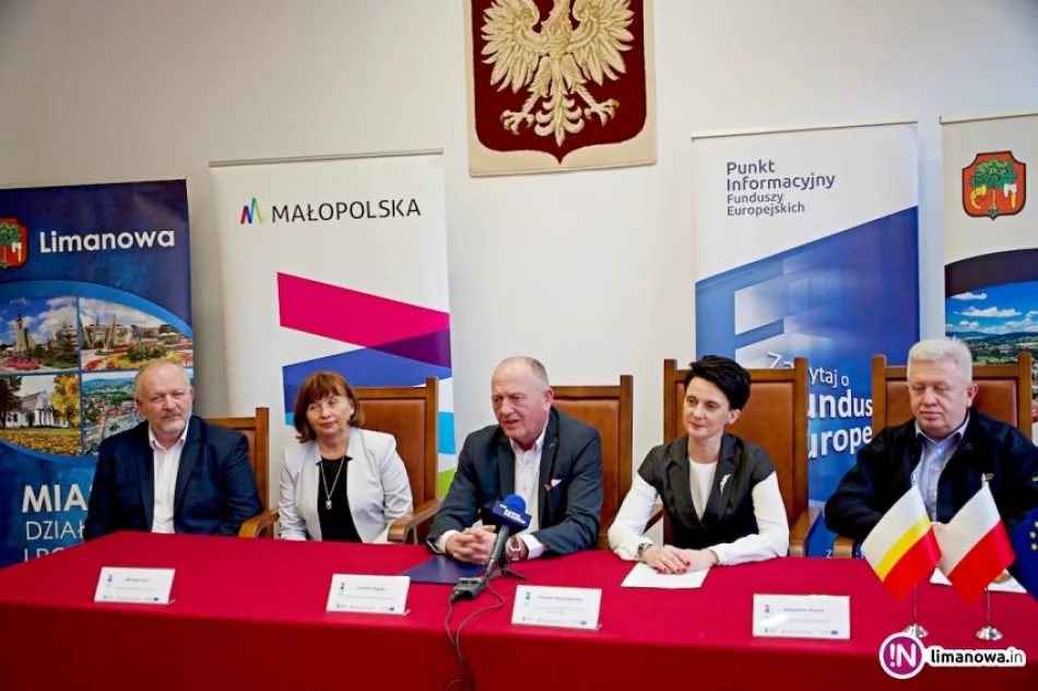 Umowa na 11,3 mln zł przekazana. 'Dla Limanowej to wejście w XXI wiek' - zdjęcie 2