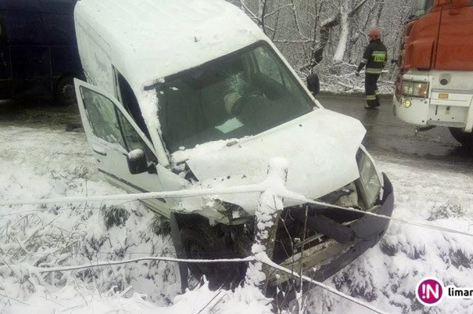 Zderzenie na drodze powiatowej, cztery osoby trafiły do szpitala - zdjęcie 4