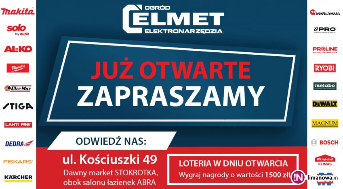 Dziś otwarcie nowego sklepu CELMET - weź udział w Loterii i wygraj nagrodę główną o wartości 1500 zł