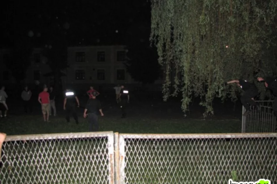 Zamieszki na ul. Witosa w Limanowej - zdjęcie 6