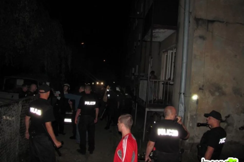 Zamieszki na ul. Witosa w Limanowej - zdjęcie 7