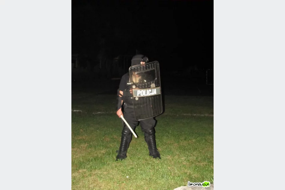 Zamieszki na ul. Witosa w Limanowej - zdjęcie 12