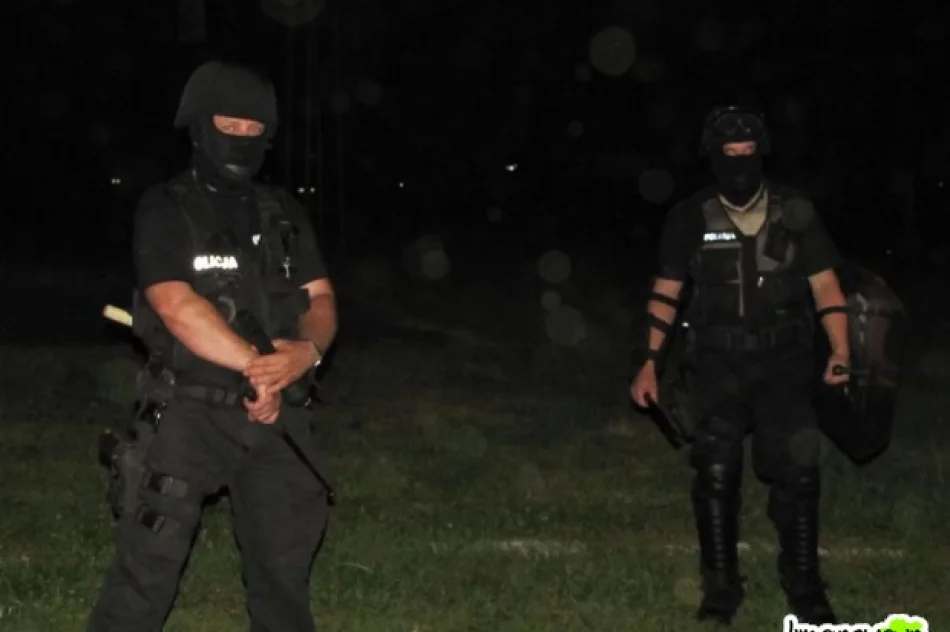 Zamieszki na ul. Witosa w Limanowej - zdjęcie 14