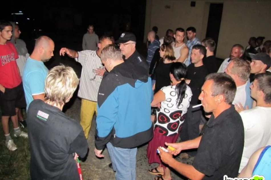 Zamieszki na ul. Witosa w Limanowej - zdjęcie 15