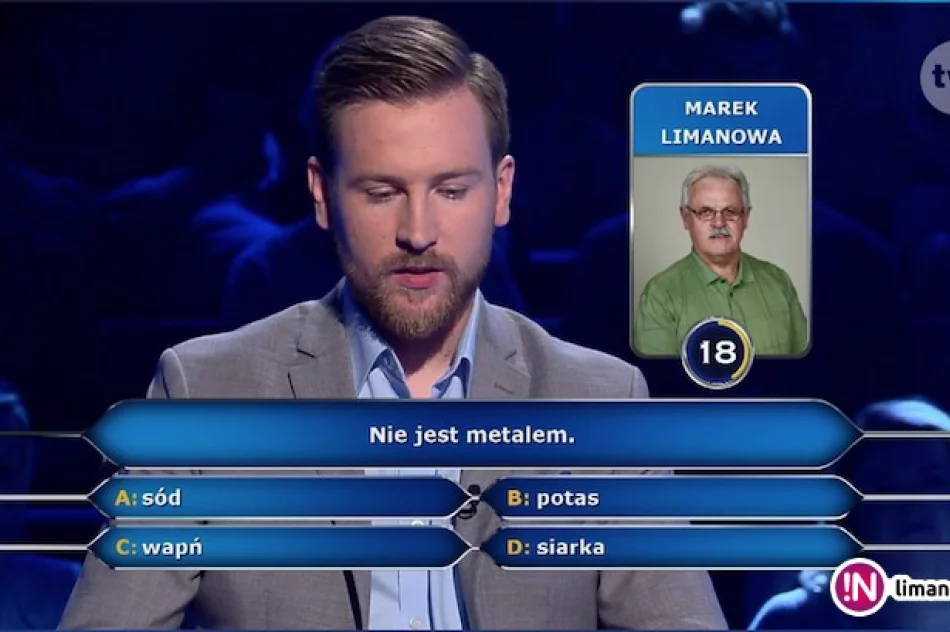 Limanowski wątek w 'Milionerach' - zdjęcie 2