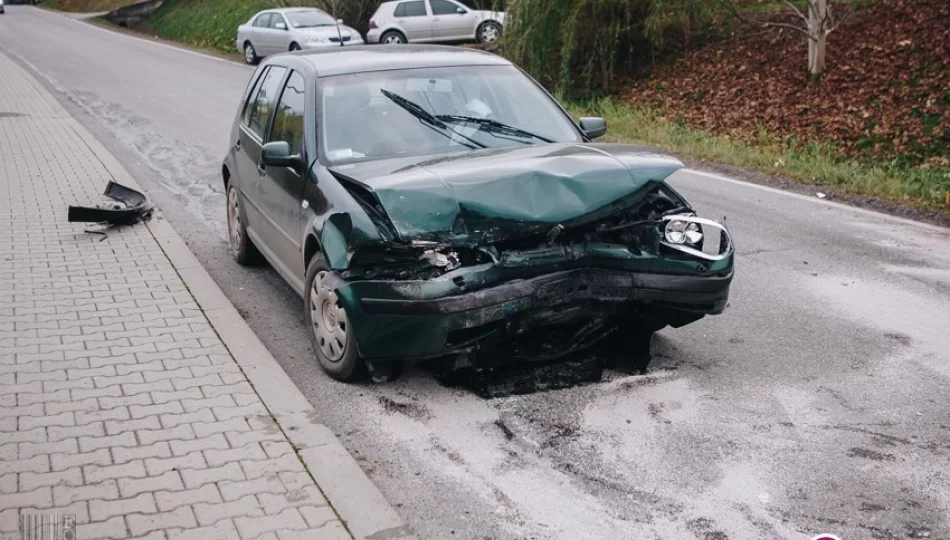 Zderzenie czterech samochodów - zdjęcie 1