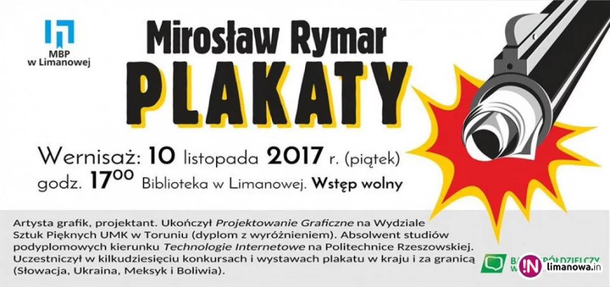 'Plakaty' Mirosława Rymara od piątku w galerii