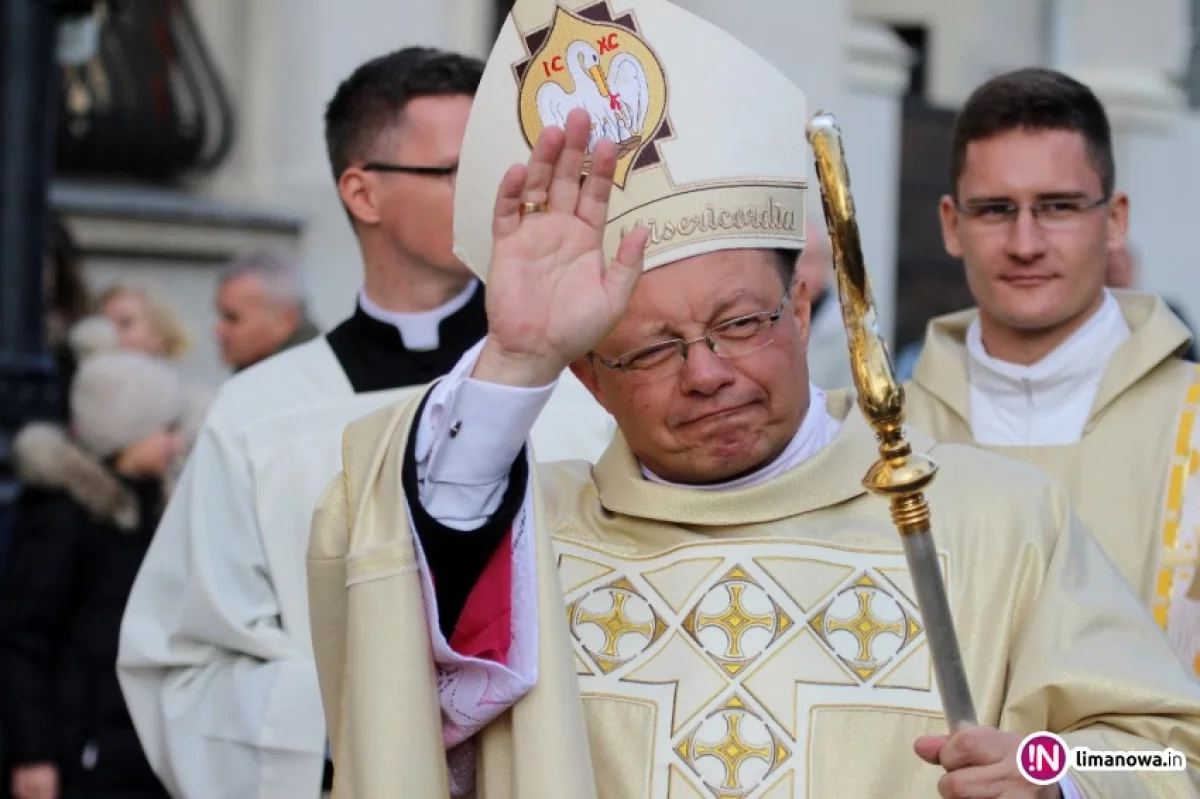 Ingres biskupa Grzegorza Rysia z limanowskim akcentem (wideo)
