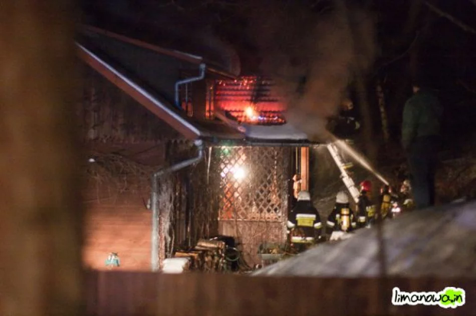 Pożar domu w Laskowej - zdjęcie 11