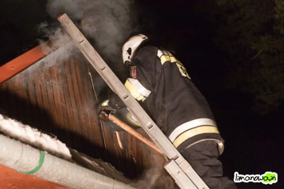 Pożar domu w Laskowej - zdjęcie 12