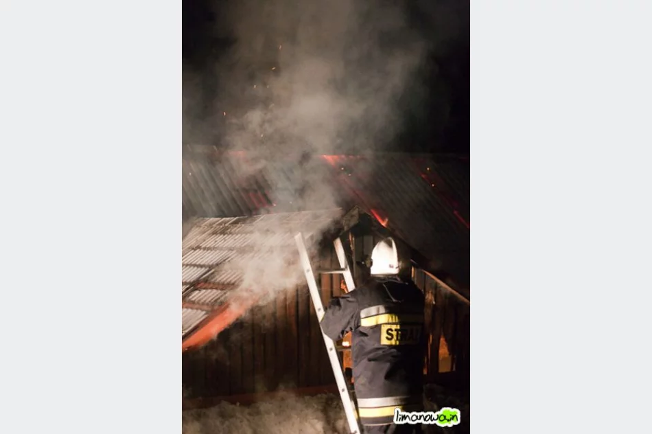 Pożar domu w Laskowej - zdjęcie 13