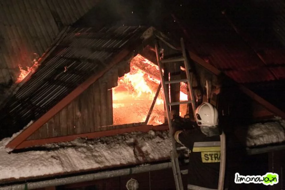 Pożar domu w Laskowej - zdjęcie 18