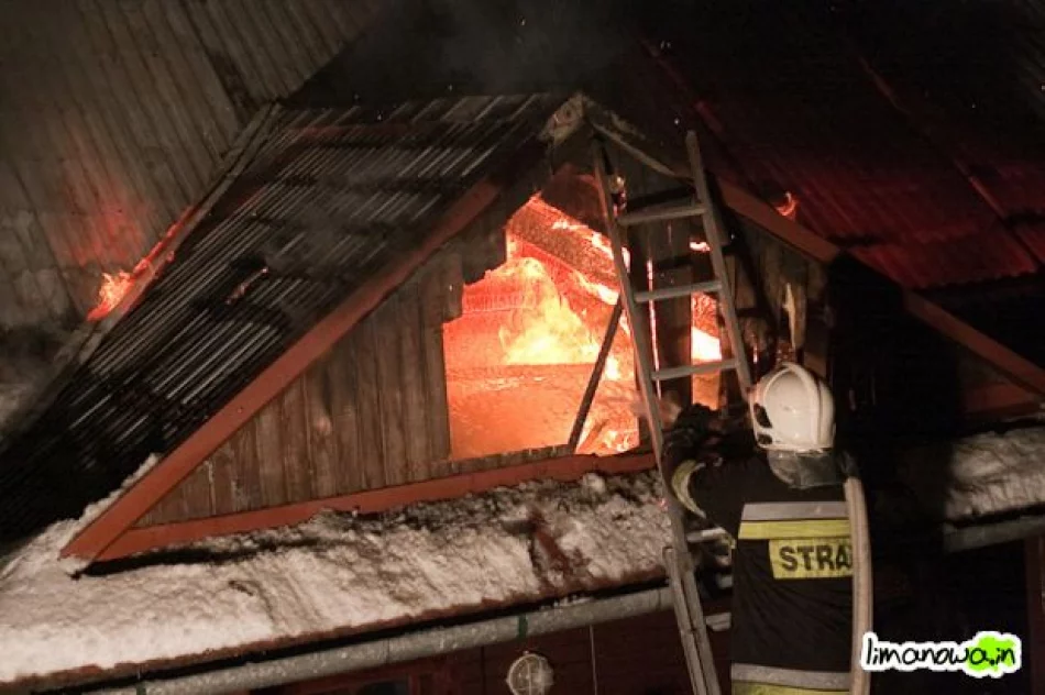 Pożar domu w Laskowej - zdjęcie 19