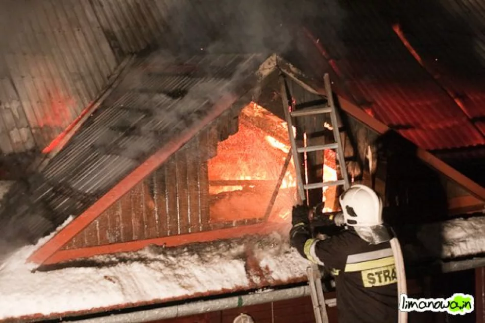 Pożar domu w Laskowej - zdjęcie 20