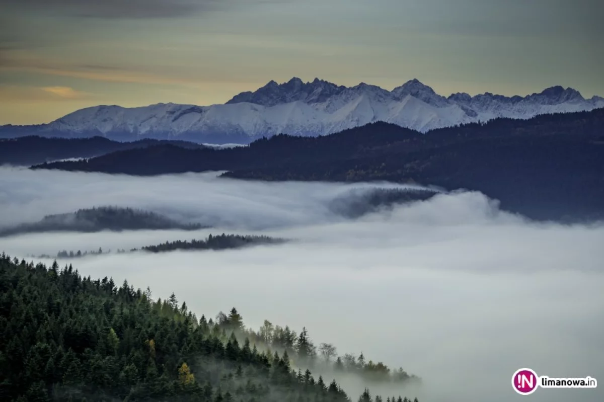 'Pływające mgły' w dolinach (zdjęcia i wideo)