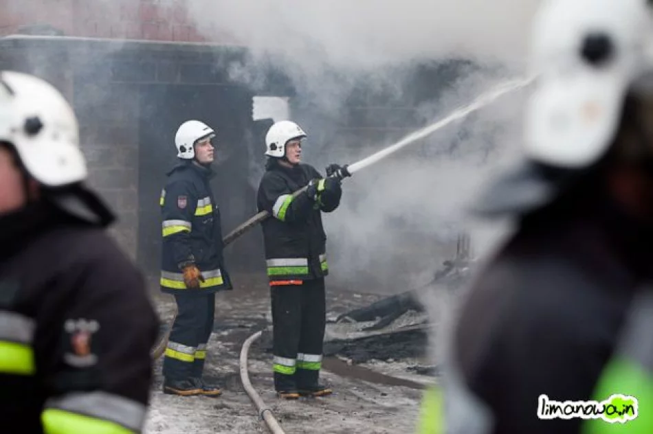 Pożar budynków w Ujanowicach - zdjęcie 1