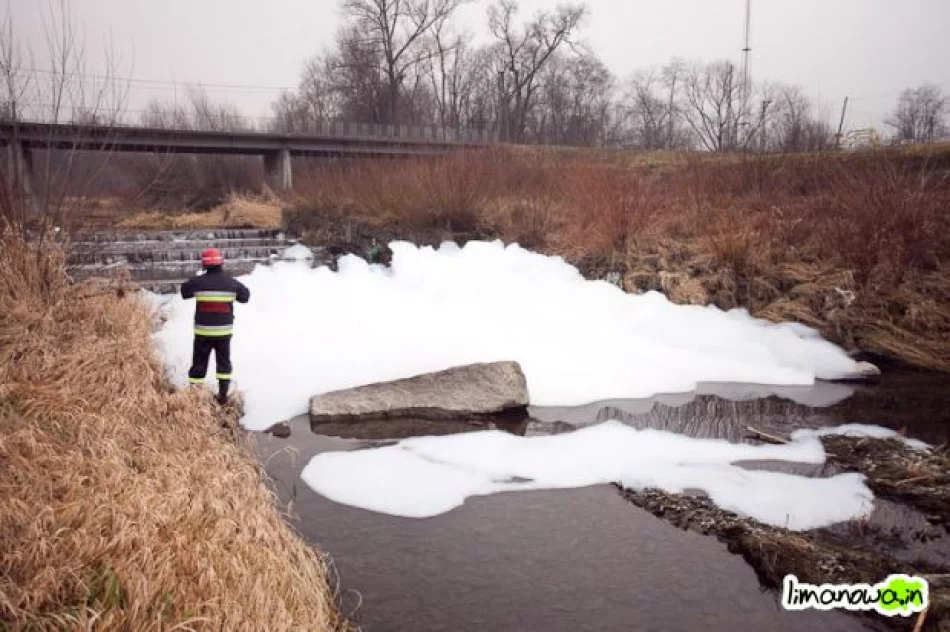 Kilkumetrowa piana na rzece - zdjęcie 10