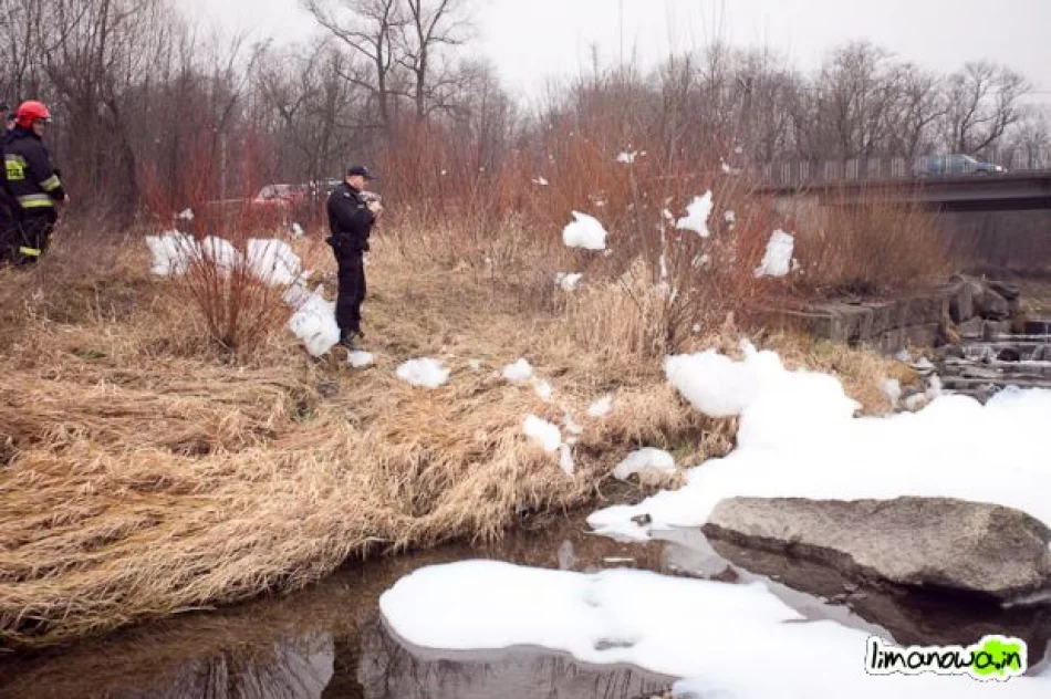 Kilkumetrowa piana na rzece - zdjęcie 18