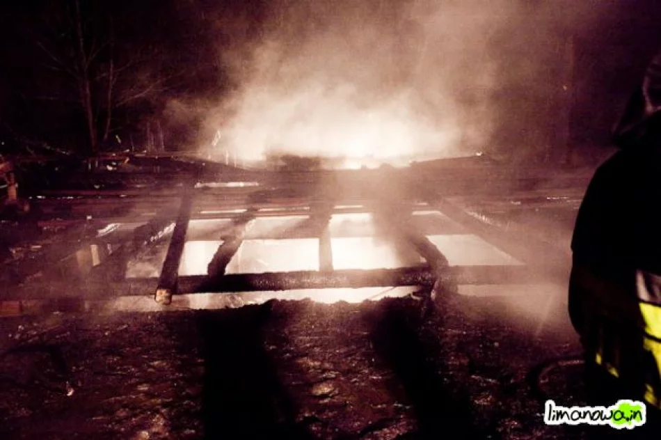 Całkowicie spłonął tartak - zdjęcie 5