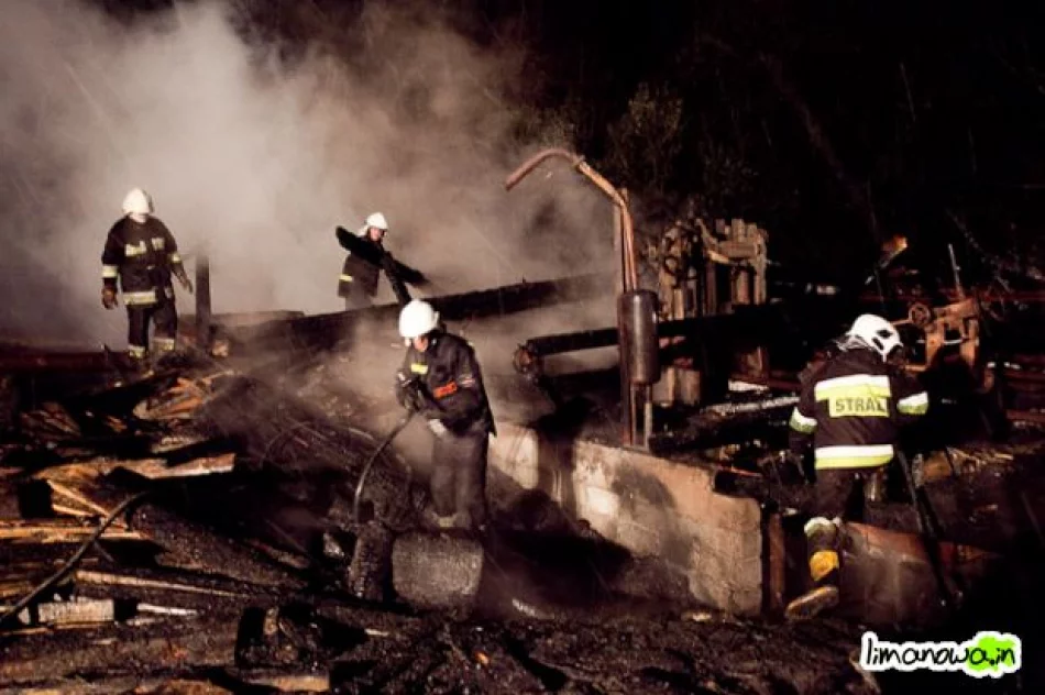 Całkowicie spłonął tartak - zdjęcie 8