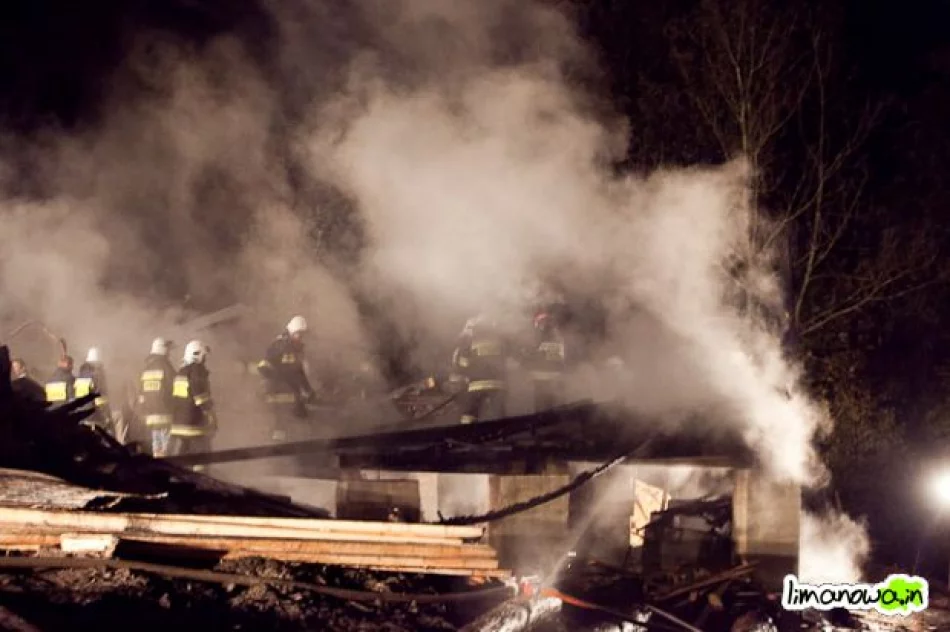 Całkowicie spłonął tartak - zdjęcie 11