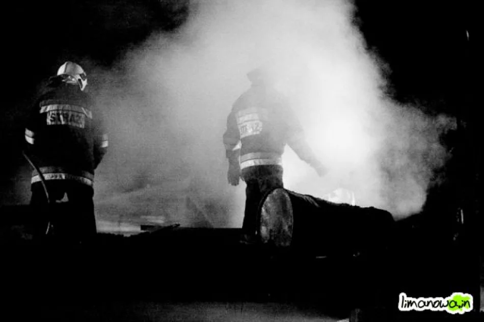 Całkowicie spłonął tartak - zdjęcie 13