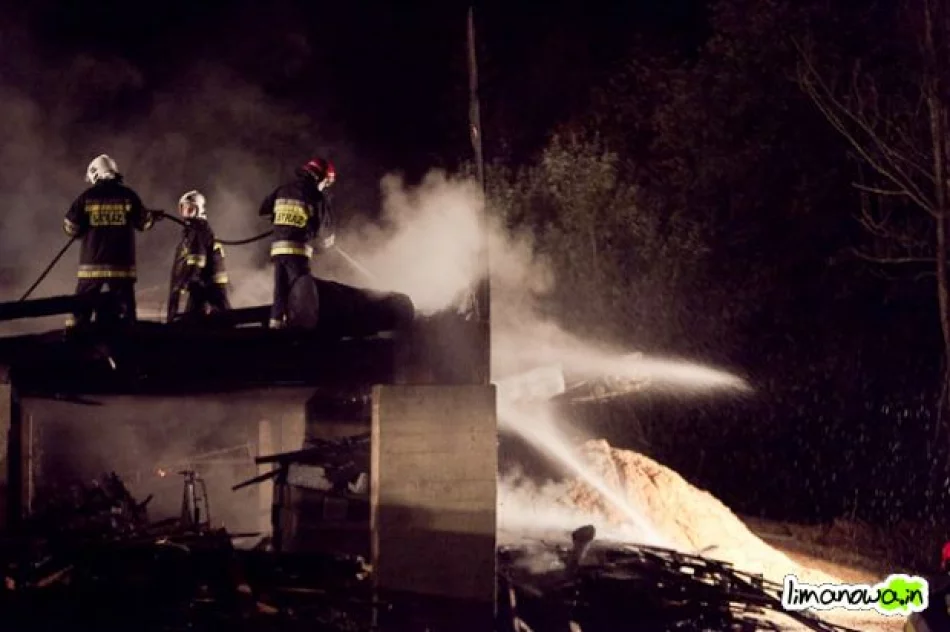 Całkowicie spłonął tartak - zdjęcie 14