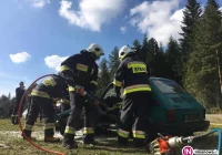 Widowiskowe ćwiczenia strażaków - ochotników - zdjęcie główne