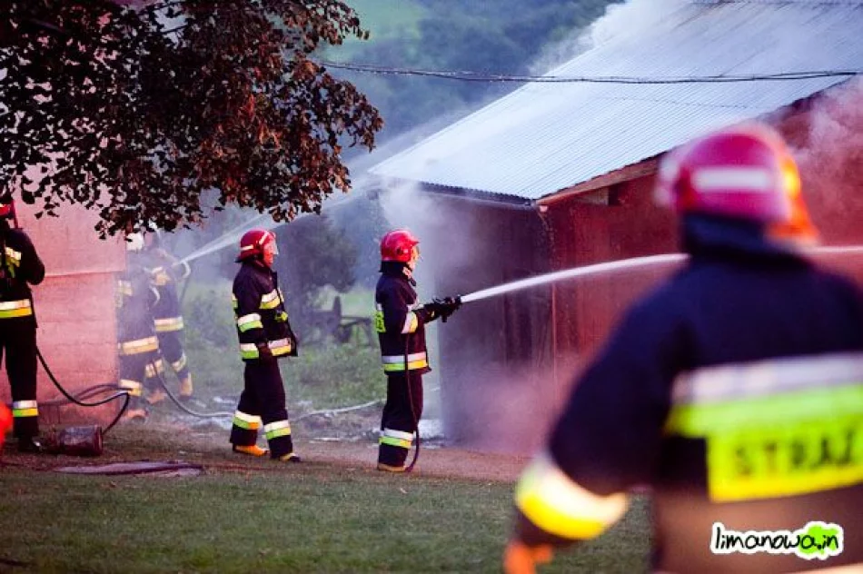 Duży pożar w Słopnicach (zdjęcia i filmik) - zdjęcie 4