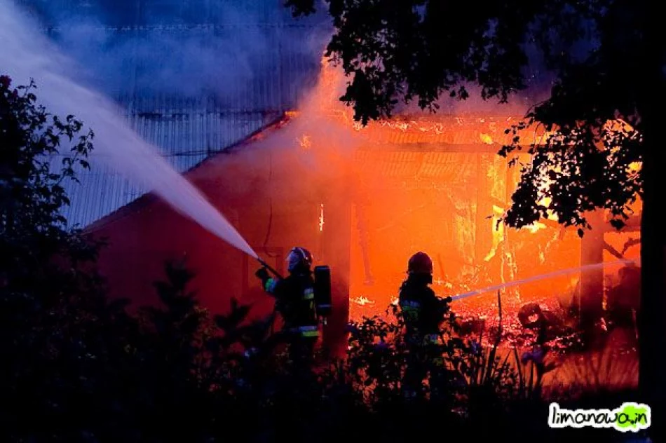 Duży pożar w Słopnicach (zdjęcia i filmik) - zdjęcie 5