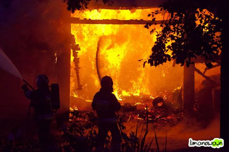 Duży pożar w Słopnicach (zdjęcia i filmik) - zdjęcie 6