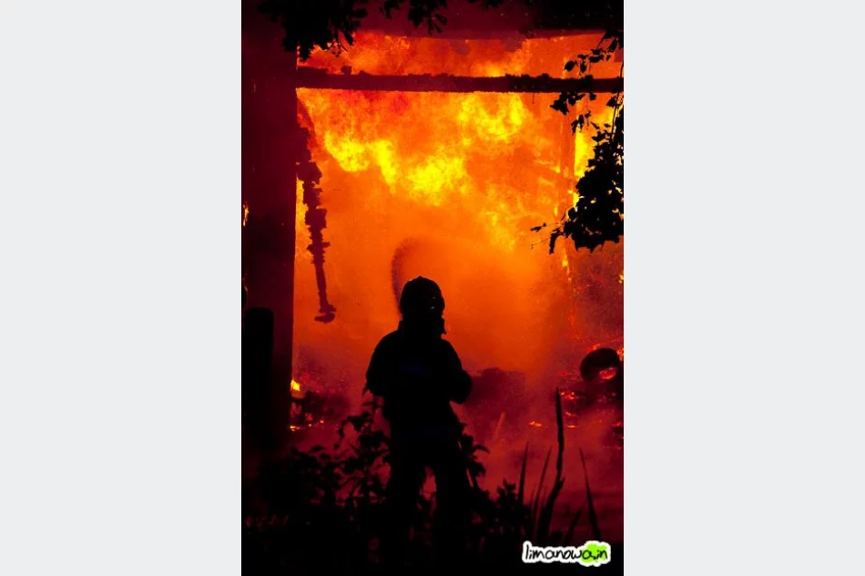 Duży pożar w Słopnicach (zdjęcia i filmik) - zdjęcie 7