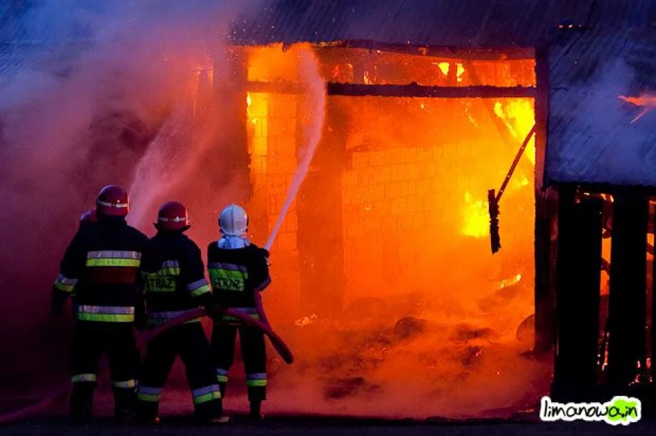 Duży pożar w Słopnicach (zdjęcia i filmik) - zdjęcie 12
