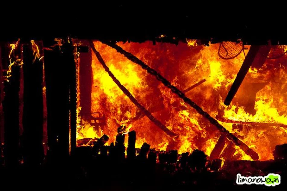 Duży pożar w Słopnicach (zdjęcia i filmik) - zdjęcie 13