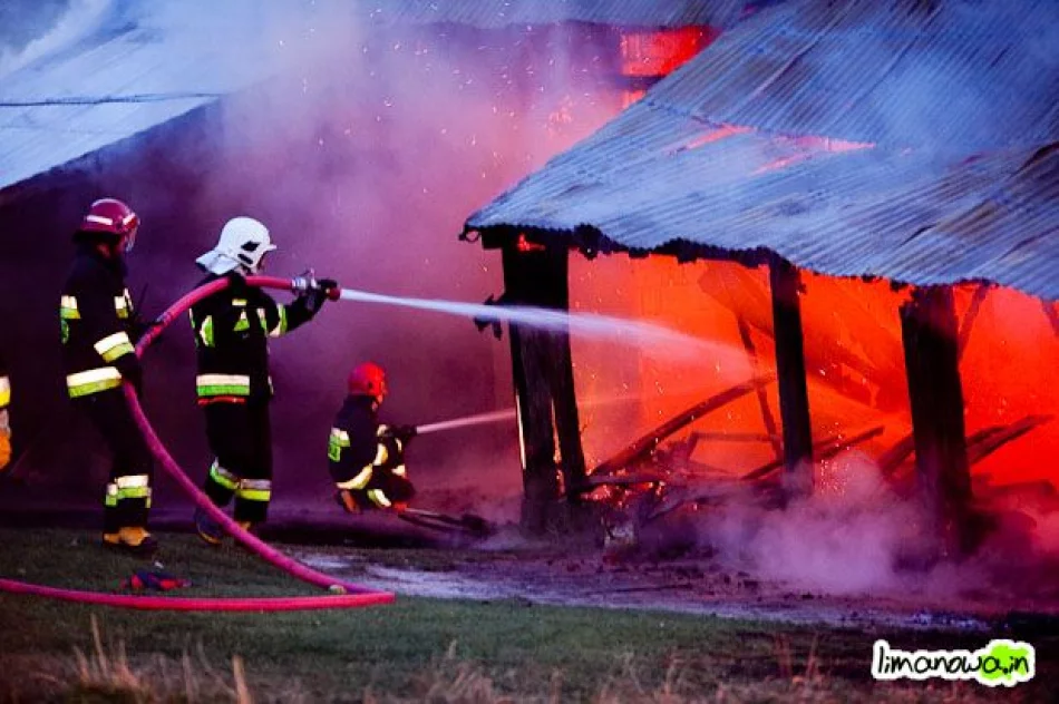 Duży pożar w Słopnicach (zdjęcia i filmik) - zdjęcie 16