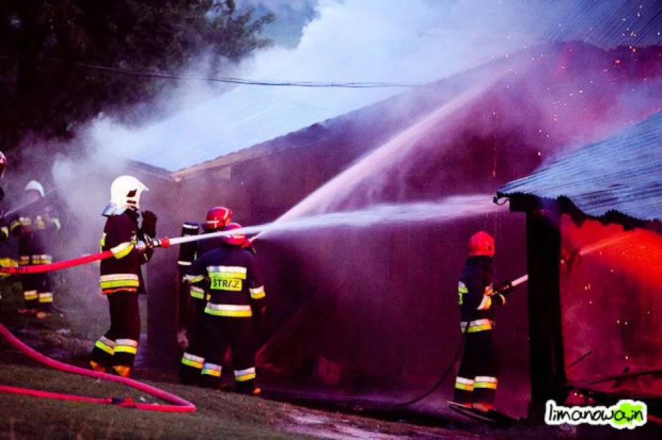 Duży pożar w Słopnicach (zdjęcia i filmik) - zdjęcie 18