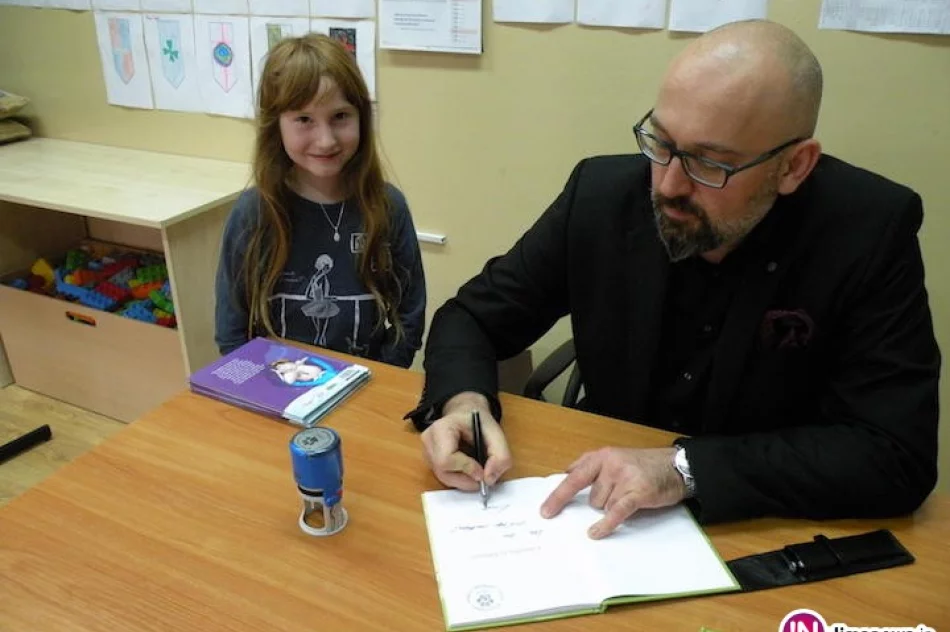 Dzieci spotkały się z autorem lektury - zdjęcie 4