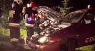 Latający słup przy wypadku bez kierowcy - zdjęcie 2