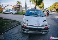 Pijany kierowca wjechał na chodnik i uderzył w bariery - zdjęcie główne