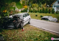 Trzy osoby w szpitalu po zderzeniu aut - zdjęcie główne